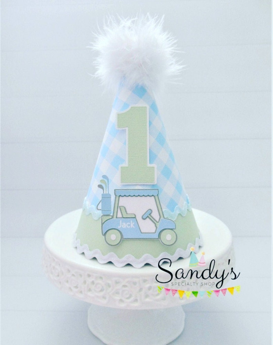 Golf Party Hat, Golf Birthday Party Hat, Golf Party, Hole in One Party