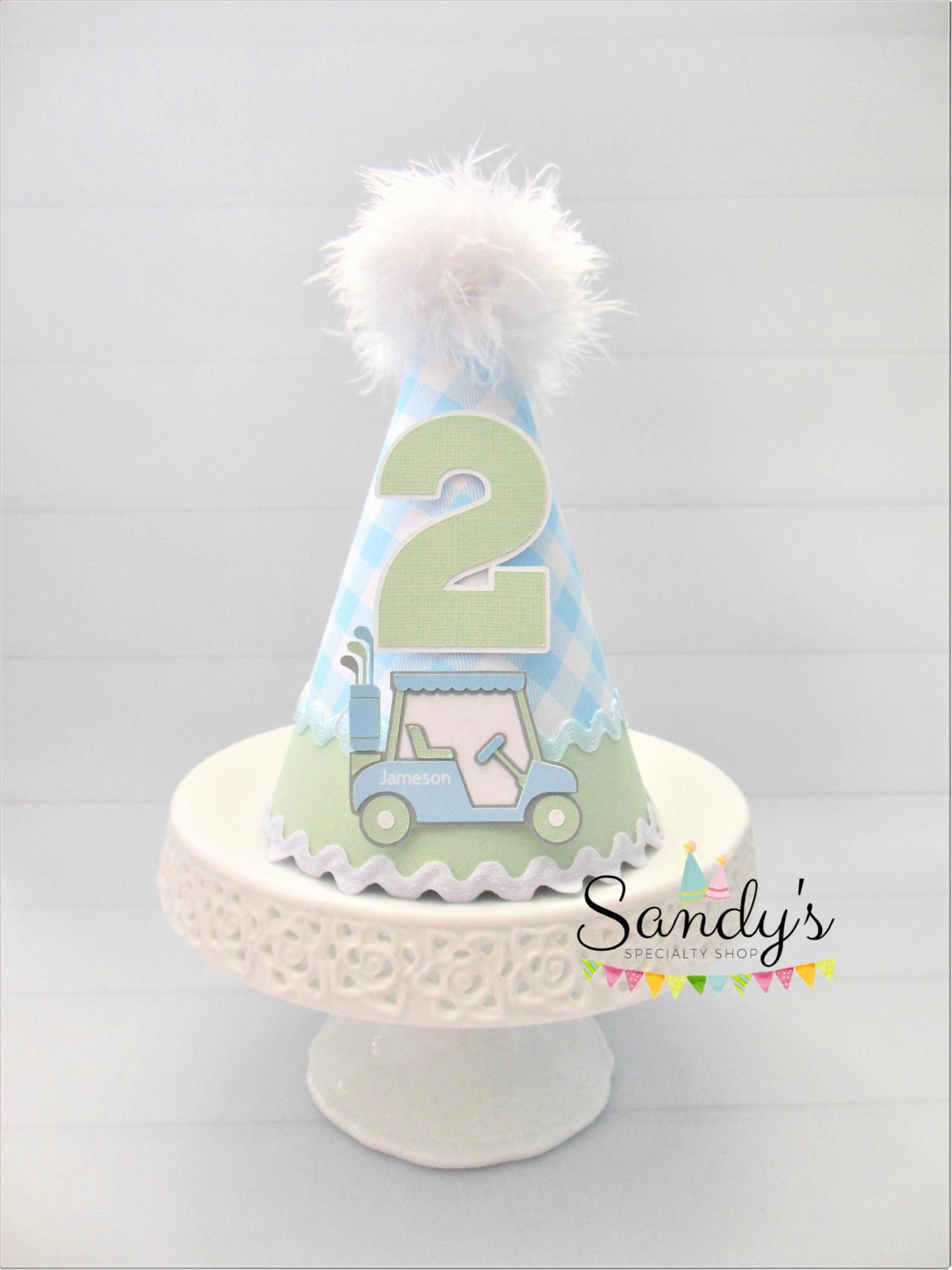 Golf Party Hat Golf Birthday Party Hat Golf Party Hole In Etsy