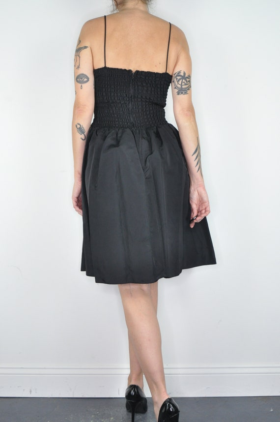 SALE - 90s Little Black Prom Dress - Small | Blac… - image 6