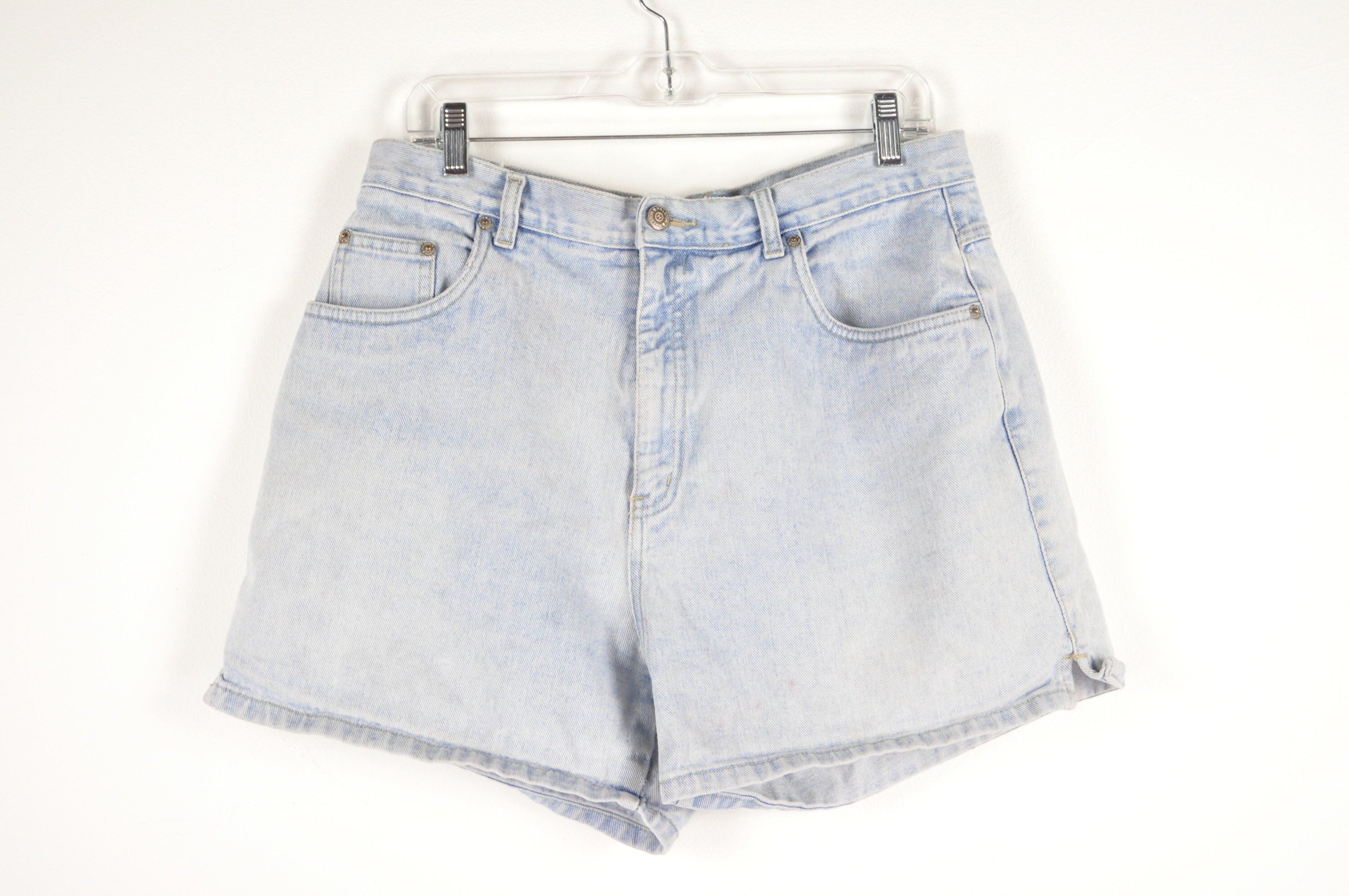 90s Halston Jean Shorts Medium High 