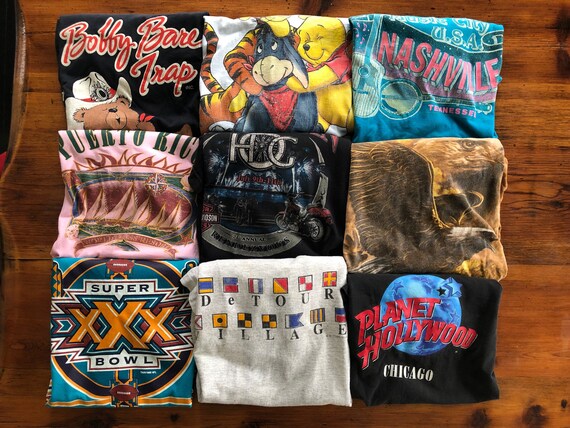 mystery vintage t shirt box