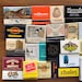 Vintage Matches | Set of 10, 20, or 30 | Cool Vintage Matchboxes | Mystery Matchbook | Travel Souvenirs | Collectable Matches | Match Bundle 