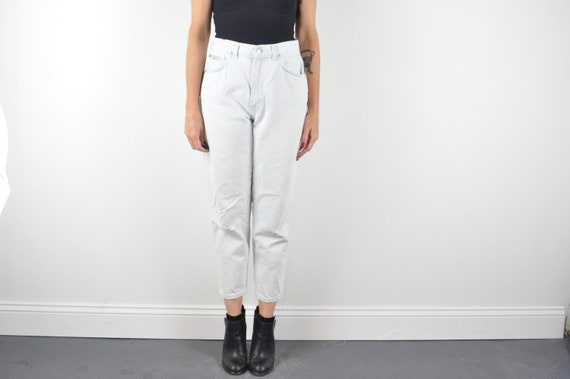 80s Bleached Chic Jeans - Small to Medium | High … - image 3