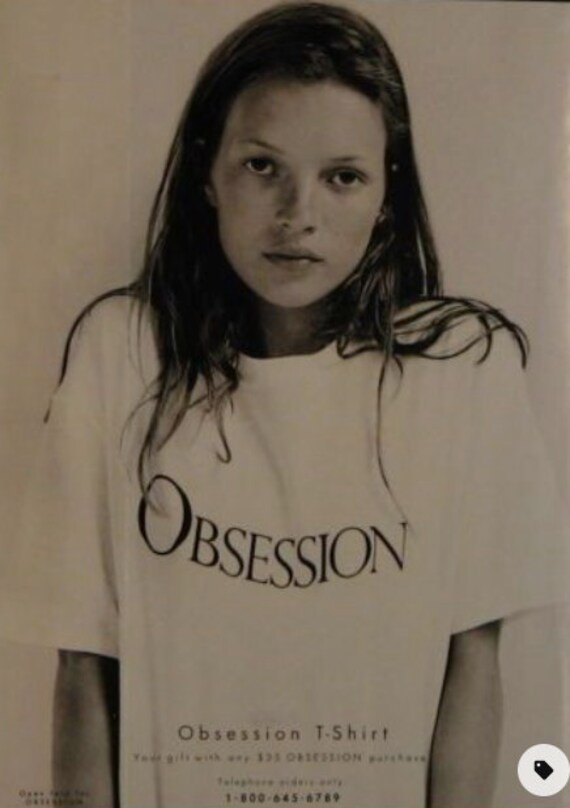 90s Calvin Klein Obsession Tee L/XL 