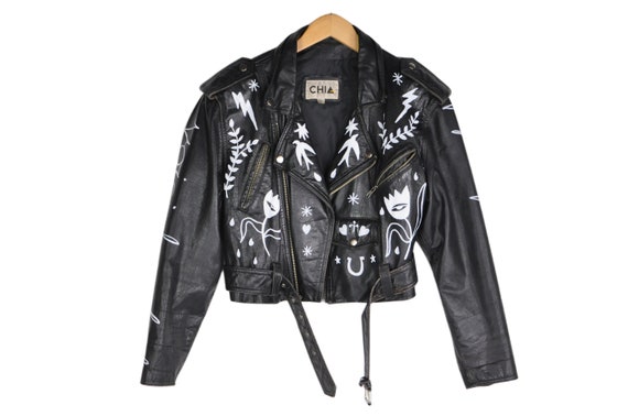 white paint for leather jacket
