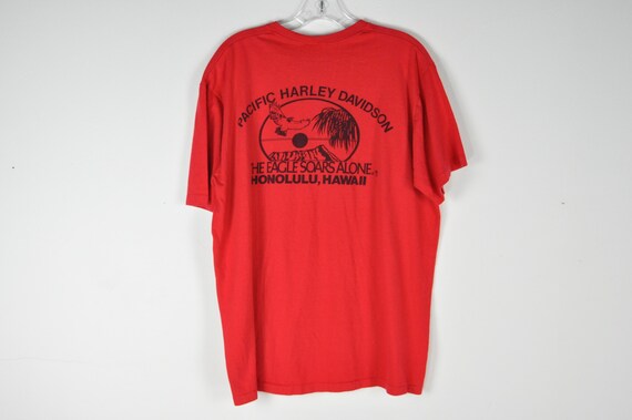 希少な 80 年代ホノルル ハーレー T シャツ XL 1985 ハワイ ハーレー  