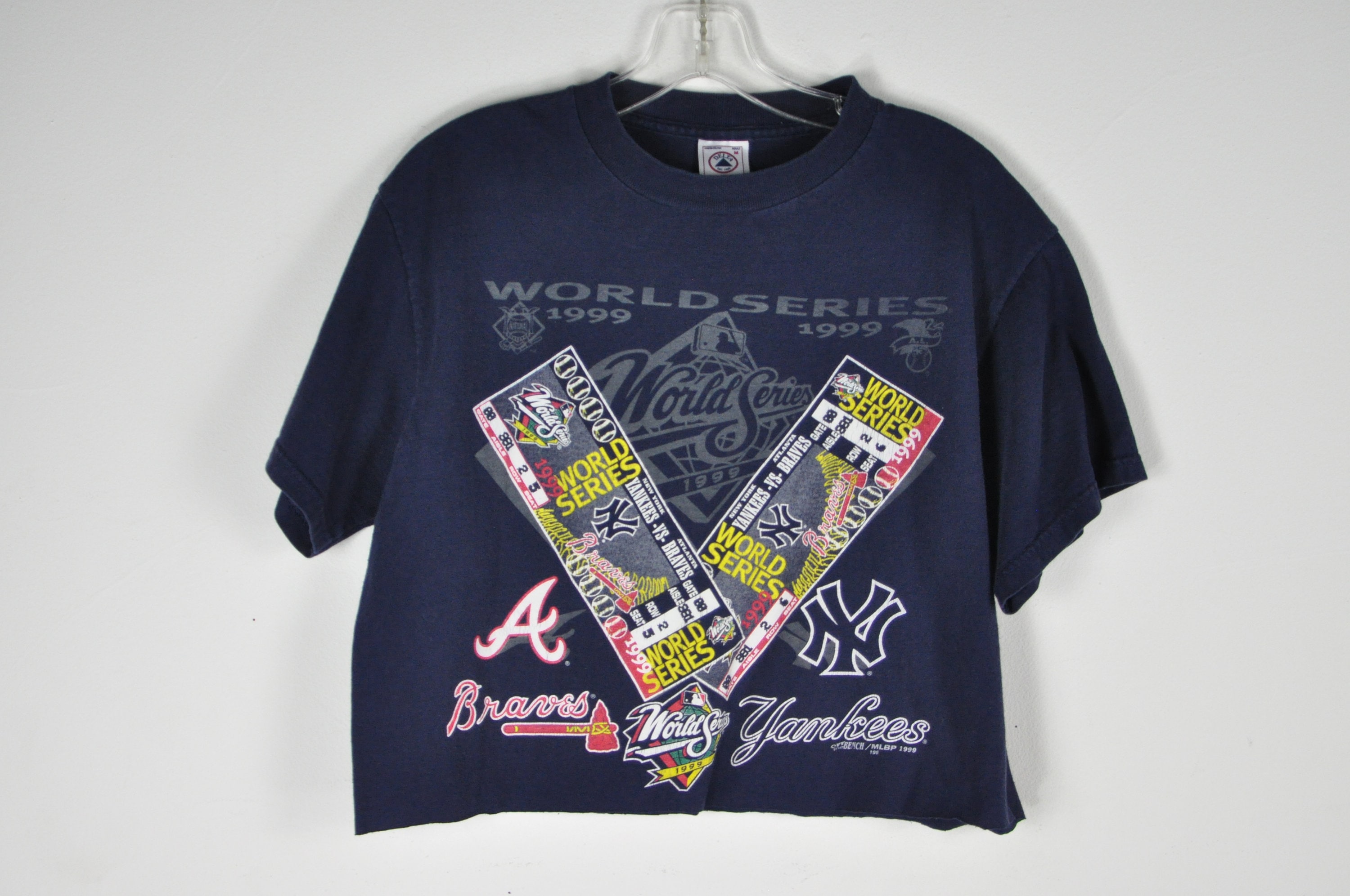 Atlanta Braves 2021 World Series Champions T-Shirt from Homage. | Grey | Vintage Apparel from Homage.