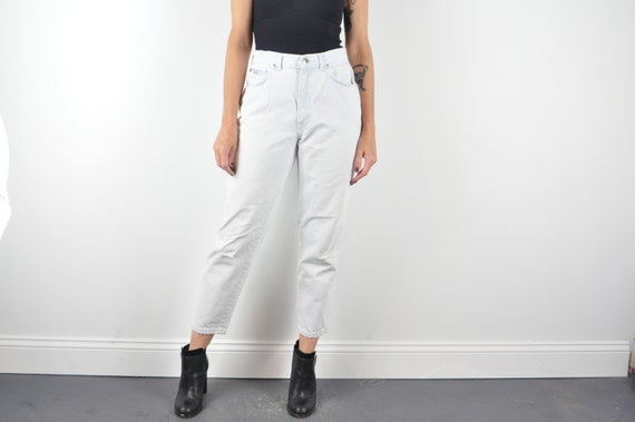 80s Bleached Chic Jeans - Small to Medium | High … - image 1