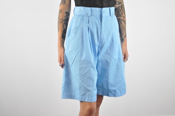 80s Blue High Rise Shorts - XSmall | Vintage Sky … - image 5
