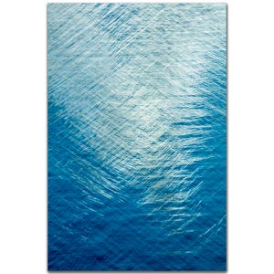 Lines in Time Blue Abstract Pattern Art, Blue Abstract Decor Print wall art photo decor Corporate art lines patterns rectangles triangles