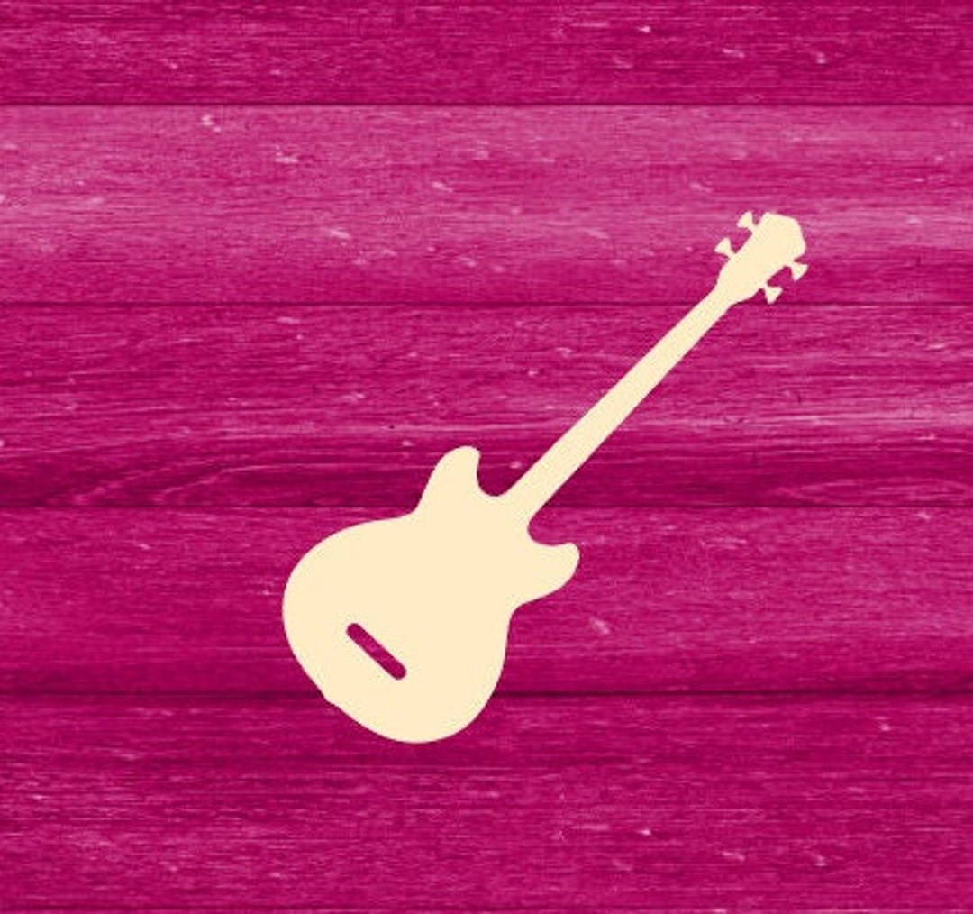 Laser Cut Unfinished DIY Bass Guitar Blanks Unfinished Wood Etsy