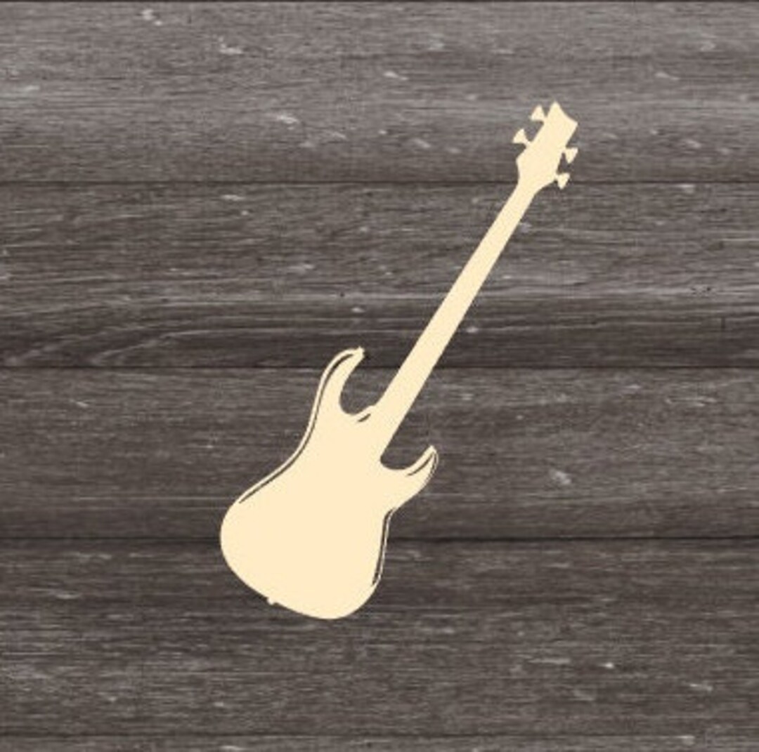 Laser Cut Unfinished DIY Bass Guitar Blanks, Unfinished Wood Bass