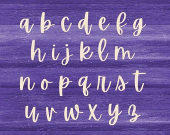 how to write fancy letter Wood Cut-Out Lowercase script Letters, DIY Wood Letters, Laser Cut Wood Letters, Unfinished Wood script alphabet