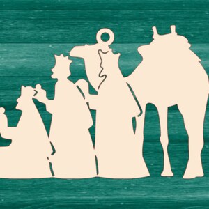 Laser Cut 4 30 3 Wise Men Ornament, Unfinished Wood 3 Wise Men Cut Out ...