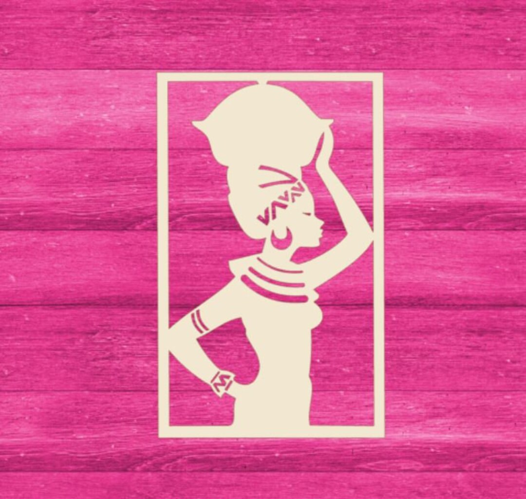 African Woman Wall Art, African Woman Wall Decor, African Wall Art, Wood African Wall Art
