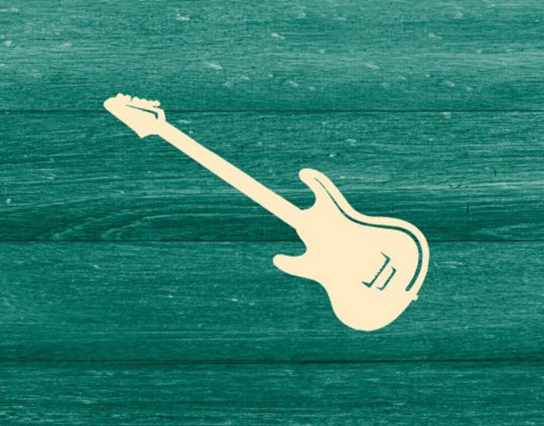 Laser Cut Unfinished DIY Bass Guitar Blanks, Unfinished Wood Bass