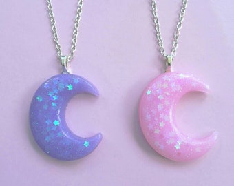 Kawaii Moon Necklaces