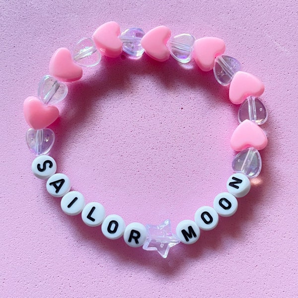 Sailor Moon Word Bracelets