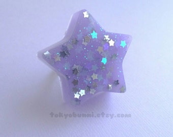 Star Ring Kawaii Purple