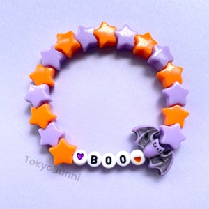 Boo Text Halloween Kawaii Bracelet