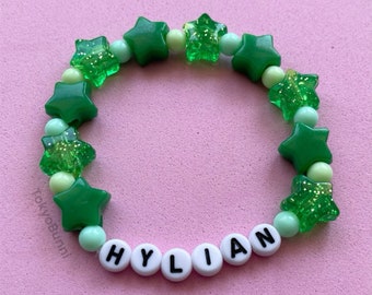 Hylian Hyrule Legend of Zelda Green Bracelet