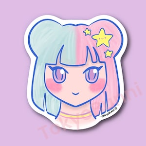 Fairy Kei Girl Harajuku Kawaii Vinyl Sticker
