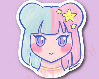 Fairy Kei Girl Harajuku Kawaii Vinyl Sticker