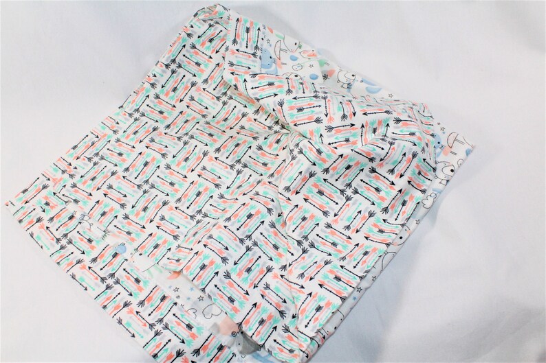 Receiving blanket Stroller blanket Flannel baby blanket