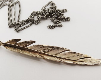 Sora- feather necklace