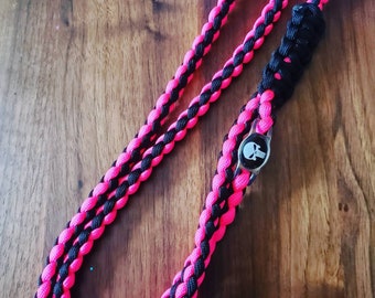 Neon Pink / Punisher Paracord Lanyard