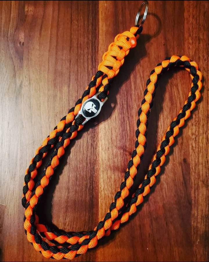 Black and top orange purse