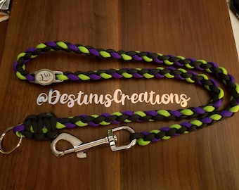 Joker Villan Lanyard, Custom Wallet Paracord Keychain Chain Cord