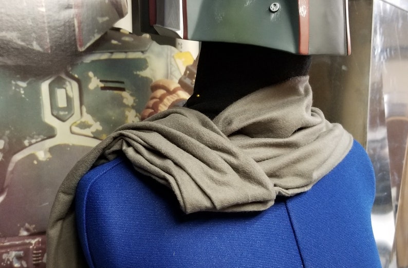 Star Wars Costume Star Wars Cape GRAY Mandalorian Cape The Mandalorian Costume Gray Cape Gray Cloak