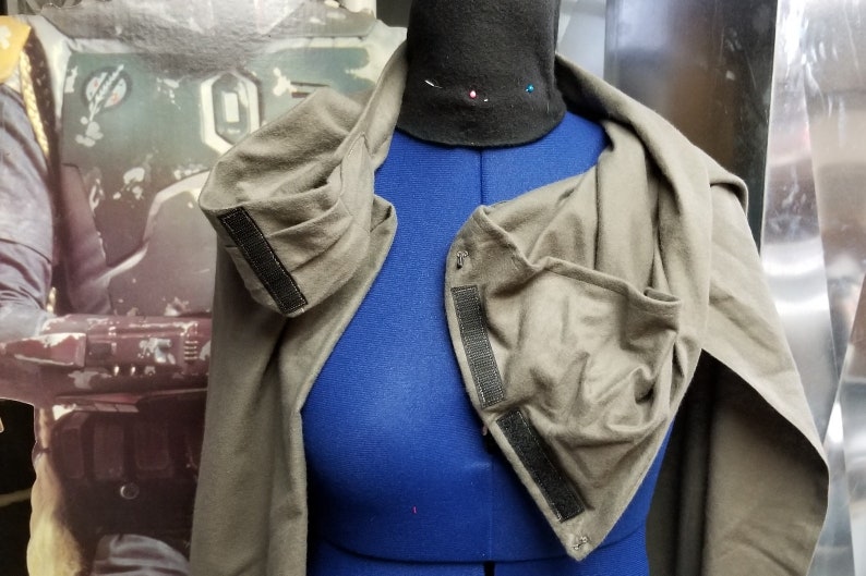 Star Wars Costume Star Wars Cape GRAY Mandalorian Cape The Mandalorian Costume Gray Cape Gray Cloak