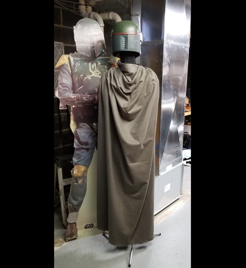 Star Wars Costume Star Wars Cape GRAY Mandalorian Cape The Mandalorian Costume Gray Cape Gray Cloak