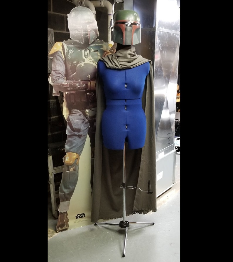 Star Wars Costume Star Wars Cape GRAY Mandalorian Cape The Mandalorian Costume Gray Cape Gray Cloak