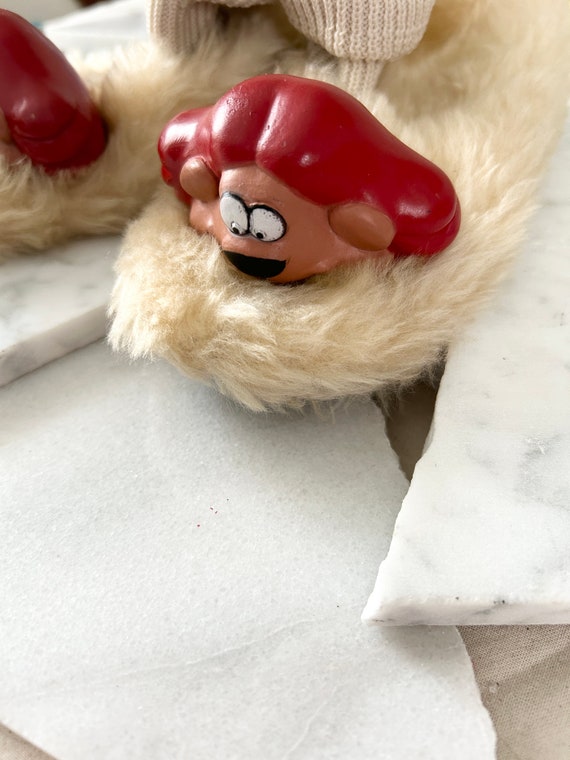 1980s Animal Crackers slippers // 1980s novelty slipp… Gem