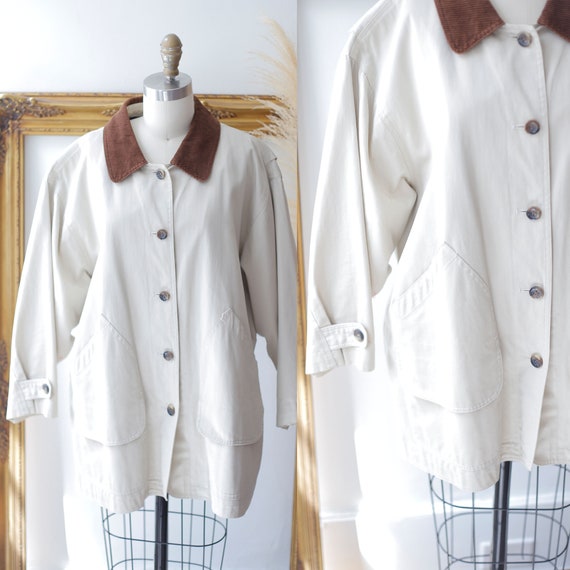 1990s canvas jacket //1990s hunting jacket // vin