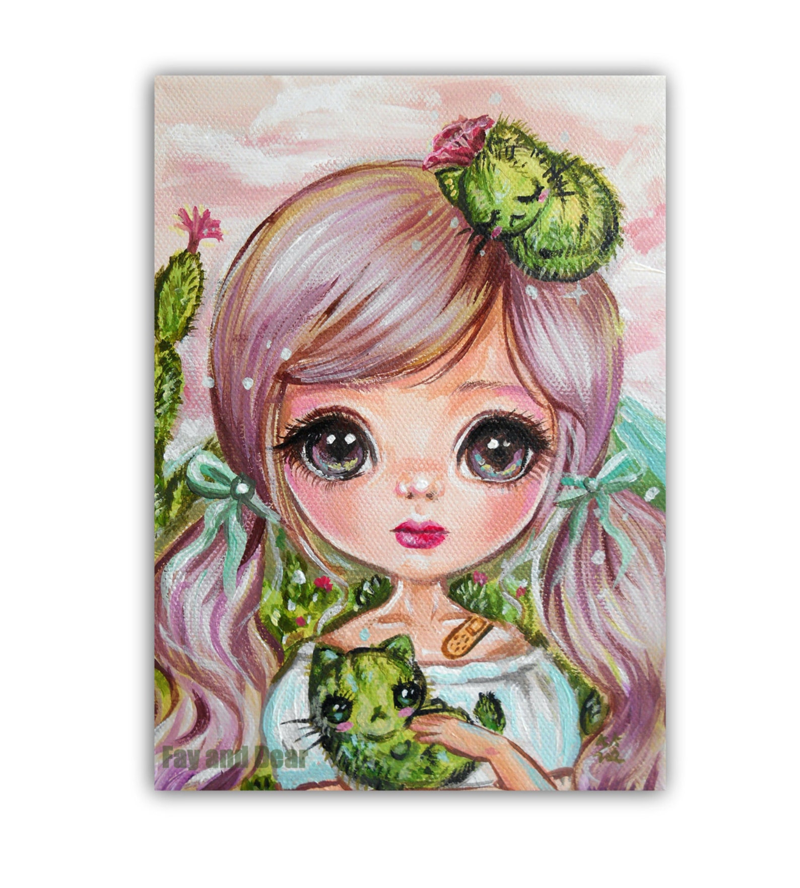 5x7 Fine Art Print Colourful Nursery Original Art Etsy