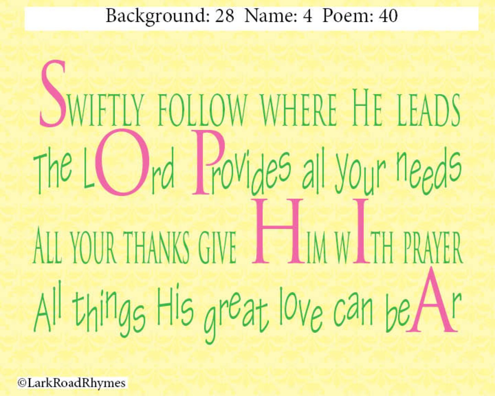 Personalized Baptism Name Poem 8x10 Custom Godchild Gifts Etsy