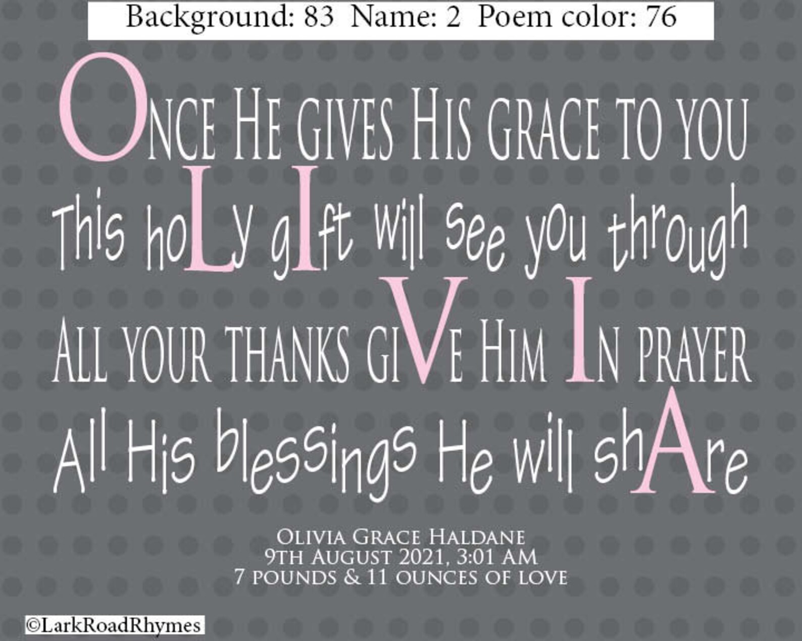 Christian Wall Art for Goddaughter 8x10 Christening Gift for Etsy