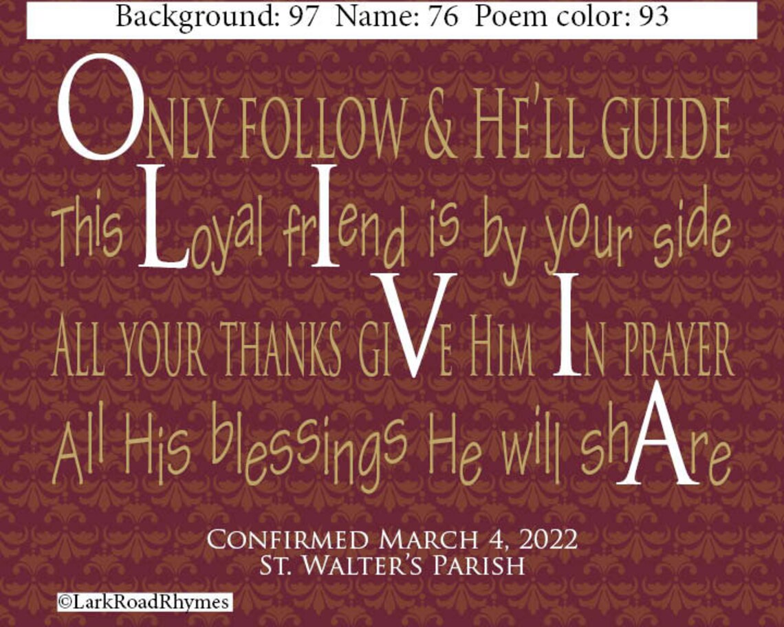 Christian Wall Art for Goddaughter 8x10 Christening Gift for Etsy