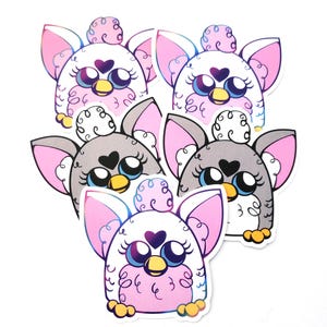 Furby Sticker, 90s Nostalgia Decal