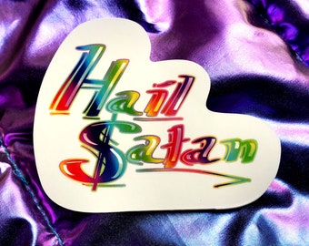 Hail Satan Sticker, 3in Sticker