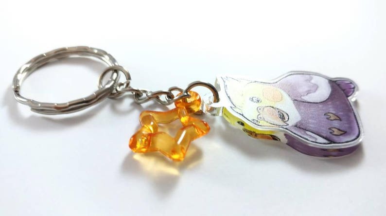 Cute Acrylic Cockatiel Parrot Keychain - Bird Charm For Keys, Bag & Backpack - View #11