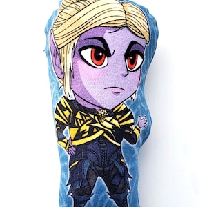 Minthara BG3 Video Game Inspired Fantasy Plushie, DnD Monster Pillow, Weeaboo Nerd Anime Gift
