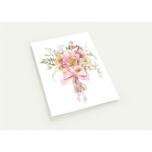 Prachtige wenskaarten boeket bloemen - blanco binnenkant voor persoonlijke berichten - pak van 10