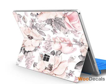 Surface Pro 9 8 X 7 6 5 4 3 Surface Go 1 2 Decal Sticker Skin for Microsoft Surface Pro Tablet Laptop Decals Stickers Covers Flower SJ06