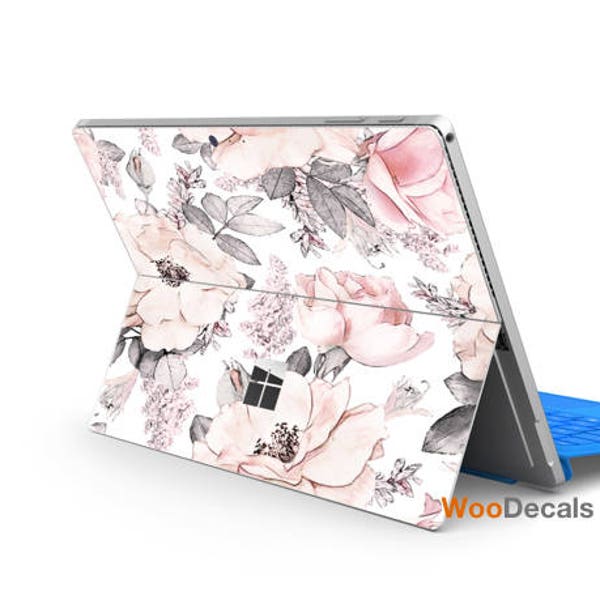 Surface Pro 9 8 X 7 6 5 4 3 Surface Go 1 2 Decal Sticker Skin for Microsoft Surface Pro Tablet Laptop Decals Stickers Covers Flower SJ06