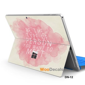 Surface Pro 9 8 X 7 6 5 4 3 Surface Go 3 1 2  Decal Sticker Skin for Microsoft Surface Pro Go Protective Keyboard Film Case Wrap Quote DN12